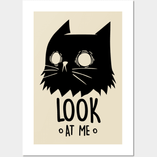 Cat - look at me Posters and Art